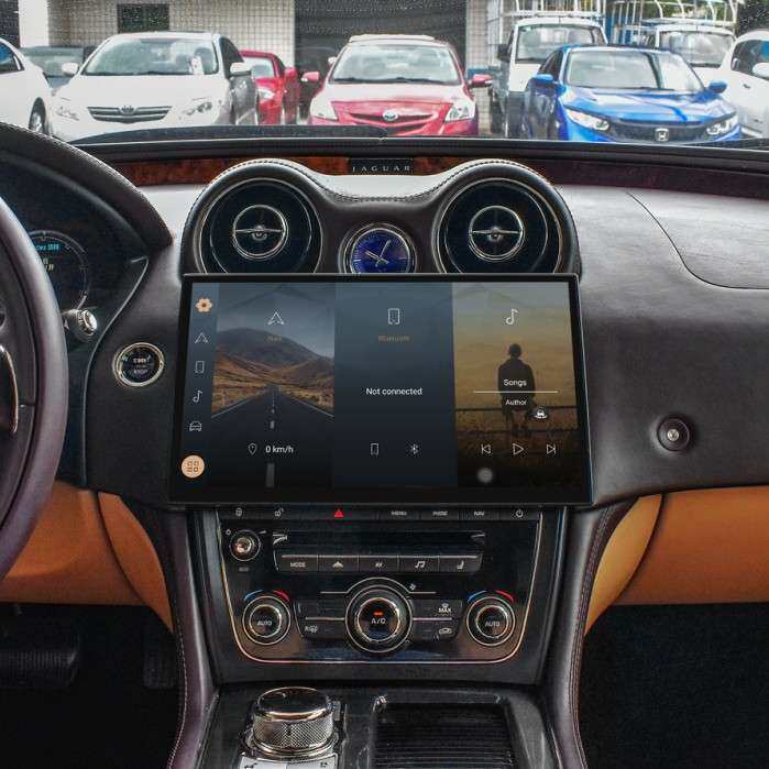 适用捷豹XJ/XF/XEF/F-PACE车机智能安卓导航车载DV