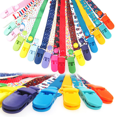 Adjust Baby Pacifier Clip Chain Ribbon Dummy Holder Chupetas