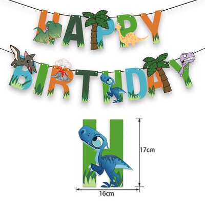 Dinosaur Balloons Set Jungle Safari Boy Birthday Ballon Roar