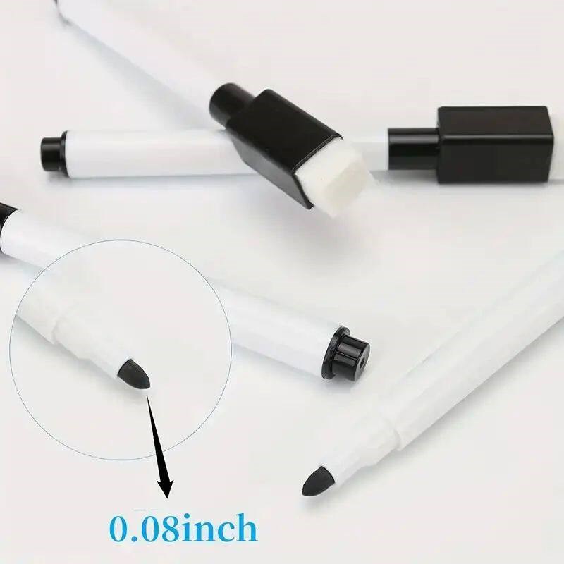 10pcs dry erase whiteboard markers with eraser cap For white图片