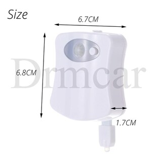 1pcs Toilet art Night PIR Light Sensor Colo Motion