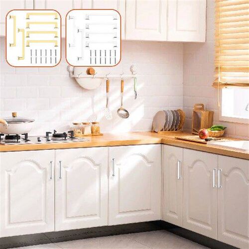 New 12Pcs Cabinet Pulls for Furniture Brushed Craft Zinc