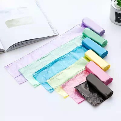 75 Garbage Bags in 5 Rolls Flat Mouth Kitchen Household Cont