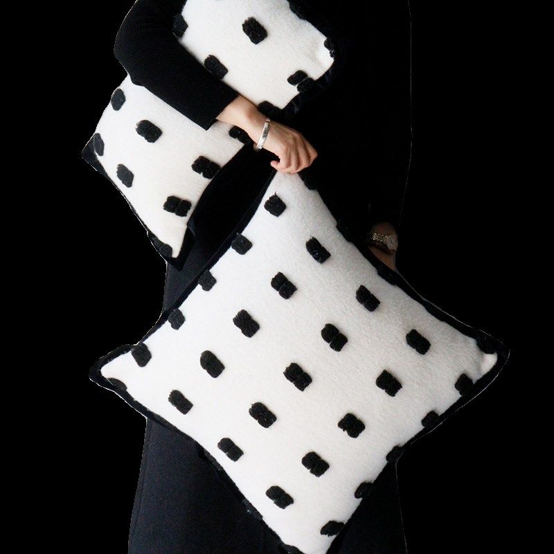 奶牛纹抱枕沙发客厅靠枕床头靠背午睡高级感办公室护腰靠垫腰靠,居家布艺,靠垫/抱枕,淘宝优惠券,粉丝福利购,淘宝优惠卷