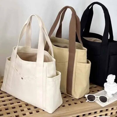 Large Capacity Tote  Bag for Work Outgoing High Appearance C