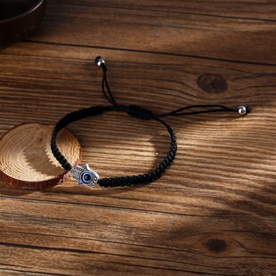 2PCS Evil Blue Bracelet Eye Sets Couple Woman Charm Men for
