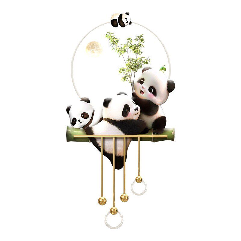 熊猫玄关装饰画奶油风潮玩走廊过道挂画高级感入户门正对墙壁画灯,家居饰品,氛围画/灯画,淘宝优惠券,粉丝福利购,淘宝优惠卷