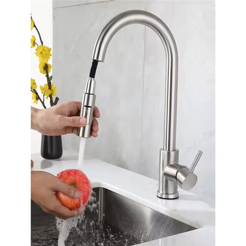 Kitchen Faucet Stainless Steel Brushed Faucet Kitchen Sink F