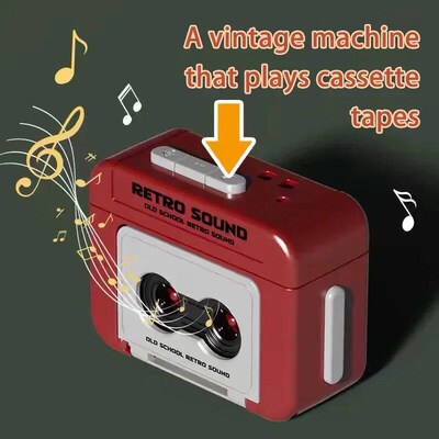 Retro Recorder Mini Portable Fun Music Box With Sound Decomp