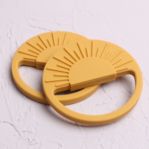 1pc Baby Silicone Teethers Rodent Teething Ring Toddler Newb