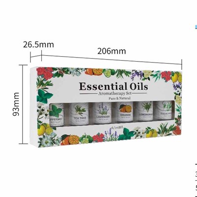 Aromatherapy essential oil set diffuser Gift essential oils