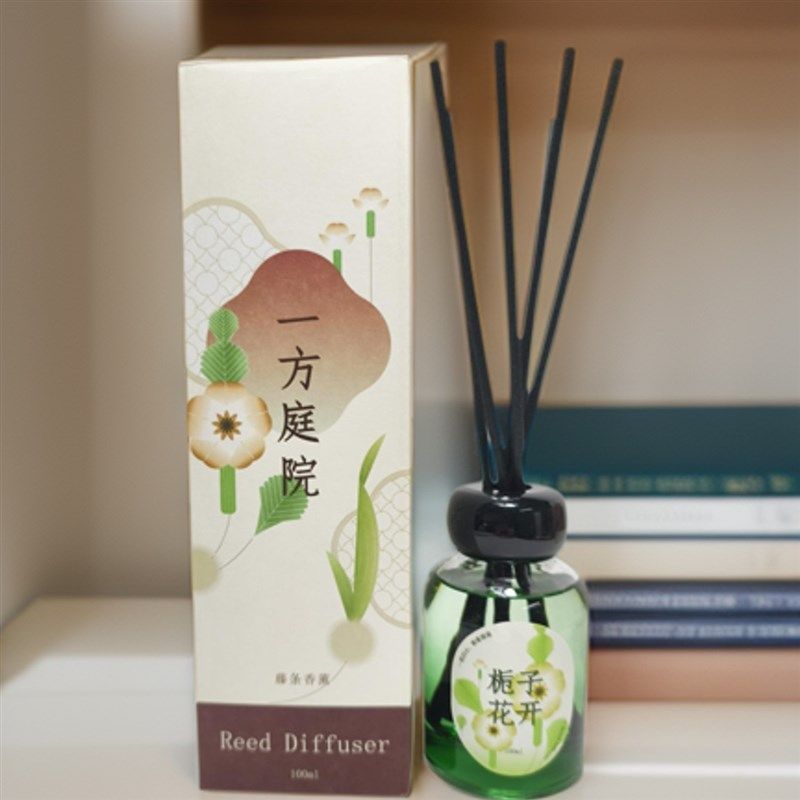 藤条香薰无火香薰栀子花洗手间办公室客厅摆件栀子花足浴除味增香,家居饰品,香薰摆件,淘宝优惠券,粉丝福利购,淘宝优惠卷