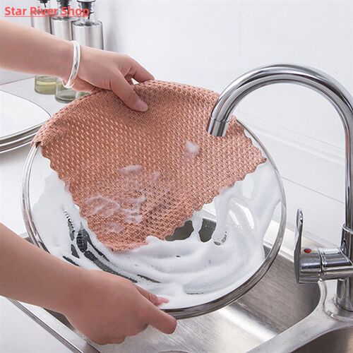 Kitchen Anti-grease wiping rags efficient Super Absorbent Mi