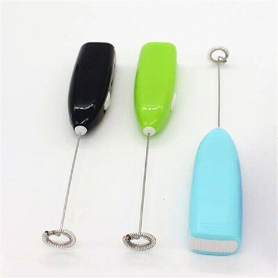 Mini Milk Whisk Mixer Stainless Steel Electric Coffee