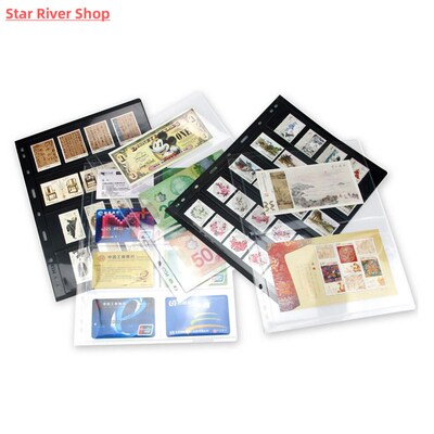 10PCS/Lot stamps lines grid transparent PVC page of stamp al
