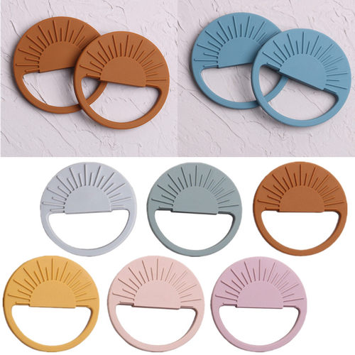 1pc Baby Silicone Teethers Rodent Teething Ring Toddler Newb
