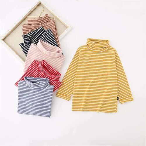 Childrens Wer utumn nd Winter Inner Striped Childrens Bse