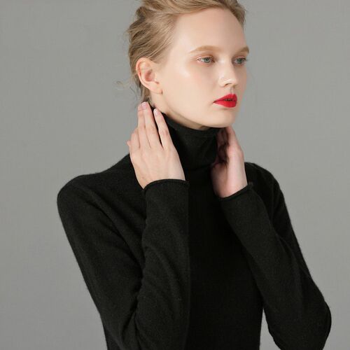 Turtleneck Women Sweaters  Autumn Winter Sweater Knitted