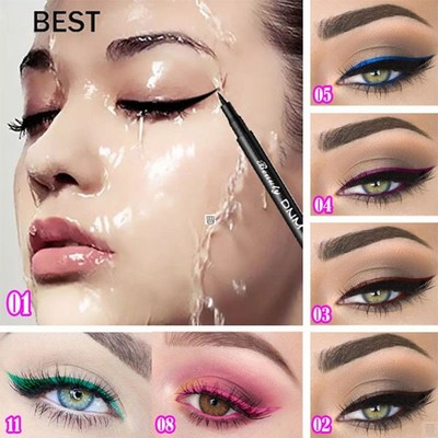 1pc 12Colors Matte Eyeliner Waterproof Liquid Eyeliner Pen