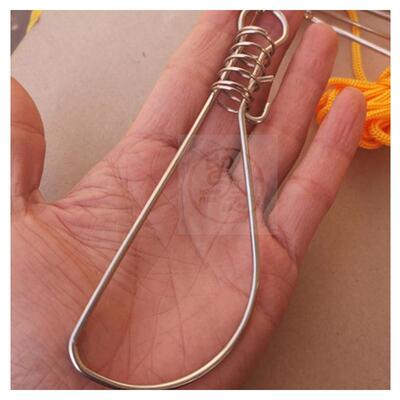 。Stnless steel fish lock live fish buckle road Asian fish b