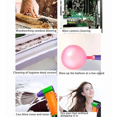 Turbo Jet Fan Brushless 140000RPM Air Blower Handheld Duct P