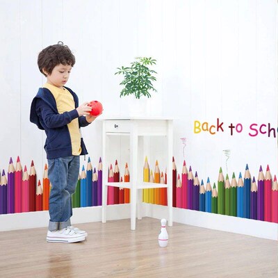DIY Mural Pencil Back To School Wall ers Removable Vinyl Art