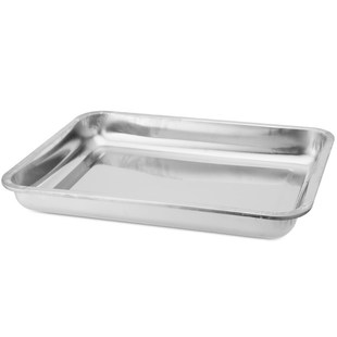 new Stainless steel plate square plate BBQ tray tray dish