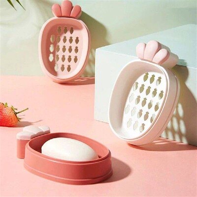 Cute Radish Soap Box Bathroom Drain Soap Holder Bathroom