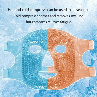 Ice Mask Face Eyes Cold Hot Compress Beauty Mask Reuse Facia