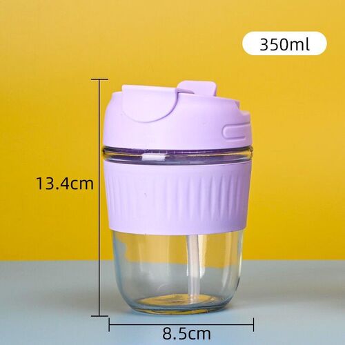 Double Drinking Cup, Large Capacity Internet Celebrity Glass