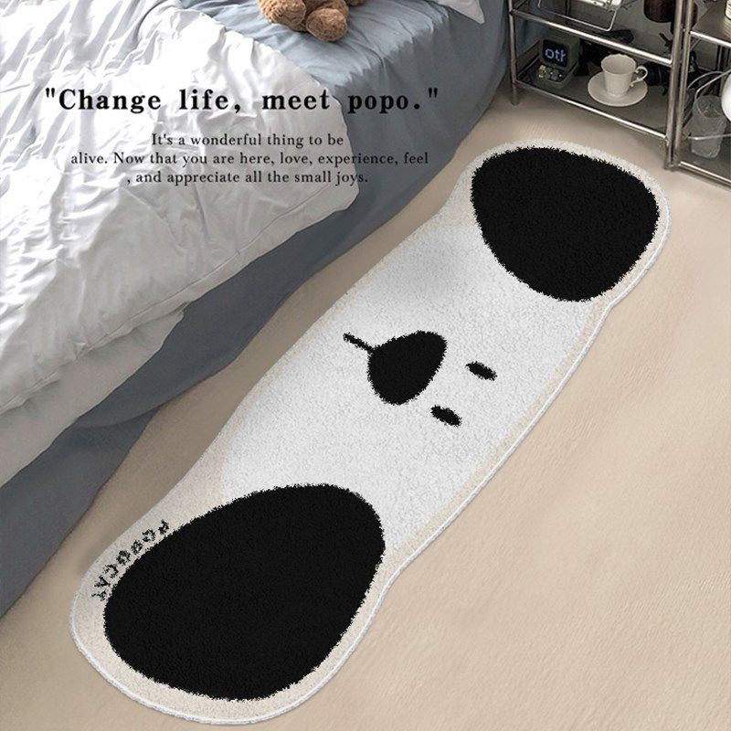 仿羊绒小狗床边地毯卧室儿童房间长条床边毯高级感沙发毯飘窗地垫,居家布艺,床边毯,淘宝优惠券,粉丝福利购,淘宝优惠卷