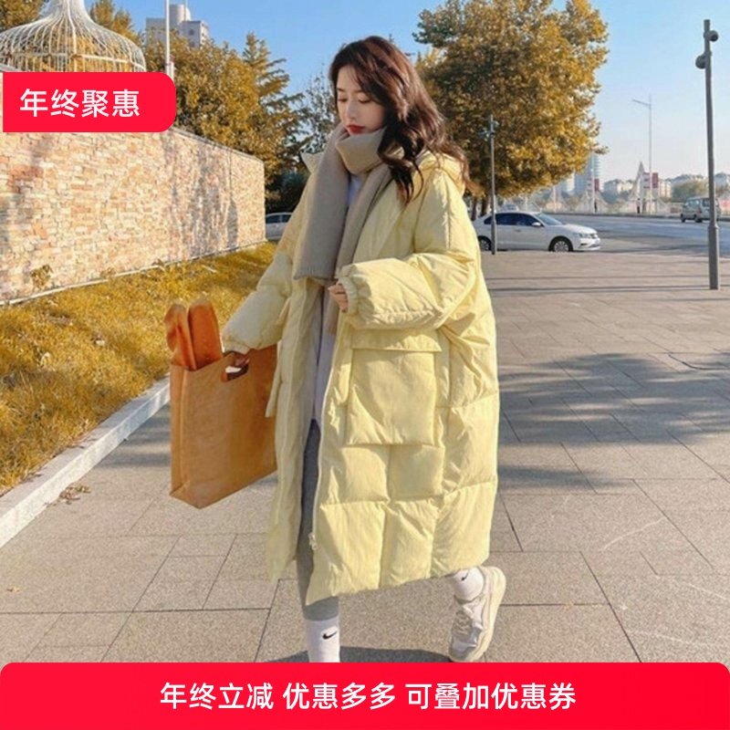 羽绒棉服女中长款2025年冬季新款韩版hi过膝面包服棉衣加厚外套,女装/女士精品,大码棉服,淘宝优惠券,粉丝福利购,淘宝优惠卷