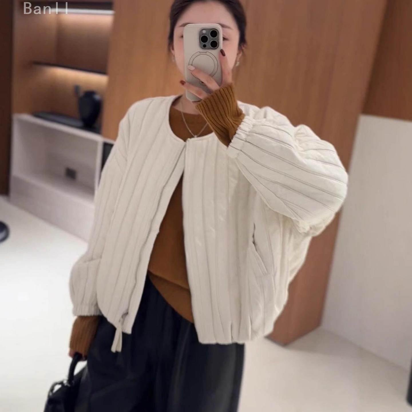 韩版短款棉衣棉服外套女2025秋冬休闲宽松小个子夹棉夹克衫上衣女,女装/女士精品,短外套,淘宝优惠券,粉丝福利购,淘宝优惠卷