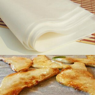 烤肉纸 长方形烤纸 烧烤纸 吸油纸 烤盘纸 烧烤箱纸 22CM100张