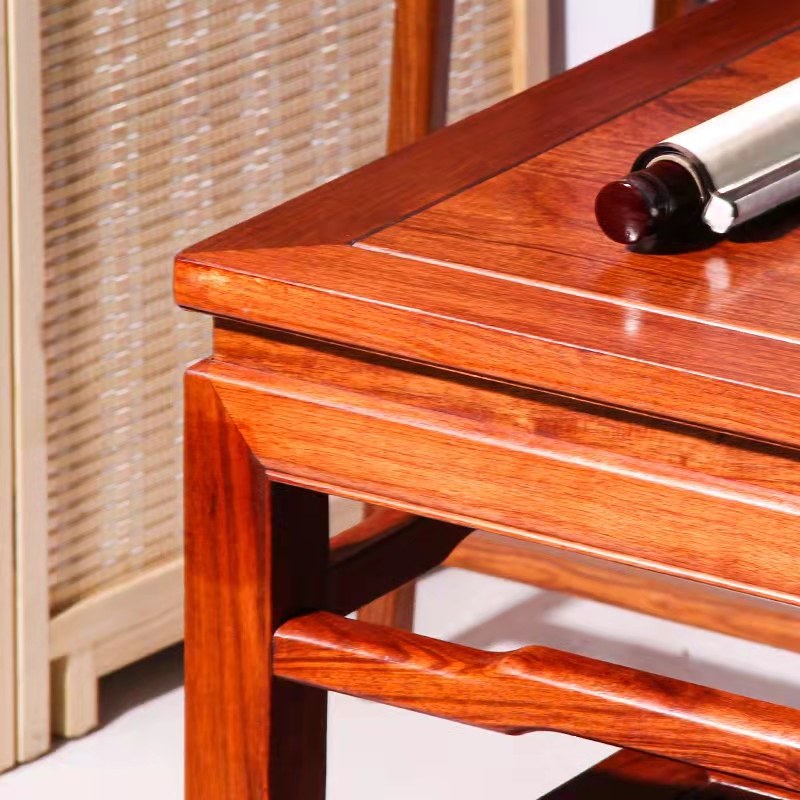 刺猬紫檀红木实木桌八仙桌棋牌桌阳台学习桌客厅桌花梨木餐方桌,住宅家具,红木餐桌,淘宝优惠券,粉丝福利购,淘宝优惠卷