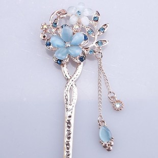 Vintage Chinese Traditional Flower Hairpin Classic Hair Ele
