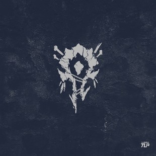 TLP镂空车贴 力量与荣耀鲜血与雷鸣贴纸 魔兽世界WOW为了部落标志