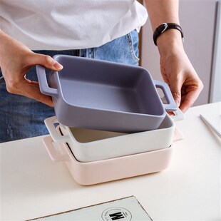 home oven rice plate baking utensils western dish bowl