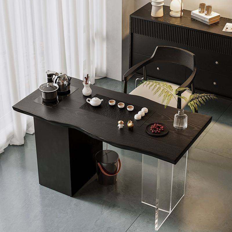 热卖新中式原木阳台泡茶台茶盘一体茶桌椅现代简约小户型家茶桌,住宅家具,家用茶台/茶桌,淘宝优惠券,粉丝福利购,淘宝优惠卷