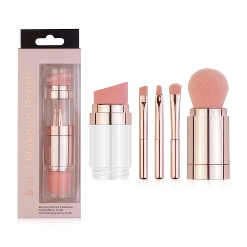 5 In 1 Portable Retractable Makeup Brushes For Foundation
