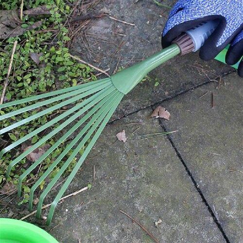 2 Pcs Garden Rake Gardening Hand Tool Cultivator Soil