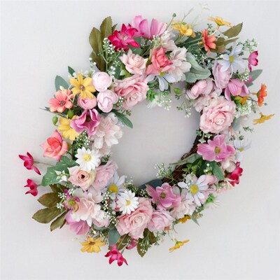 2025 Garland Simulated Flower Home Garden Decoration Props D