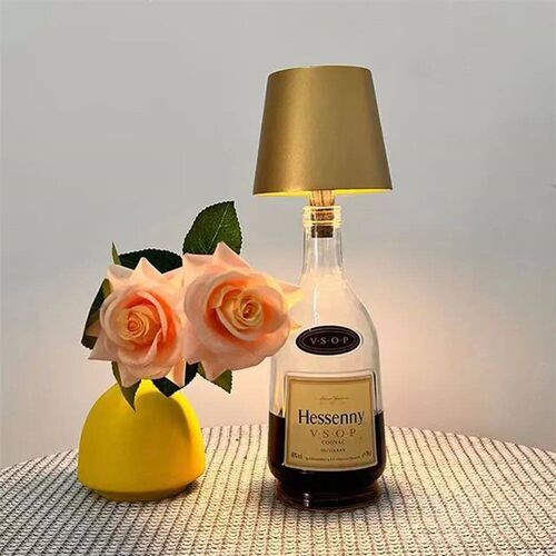 2-1PCS Wireless Wine Bottle Lamp LED Bottle Light Portable T
