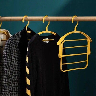 Plastic Reversible Folding Trouser Rack Non-slip 360