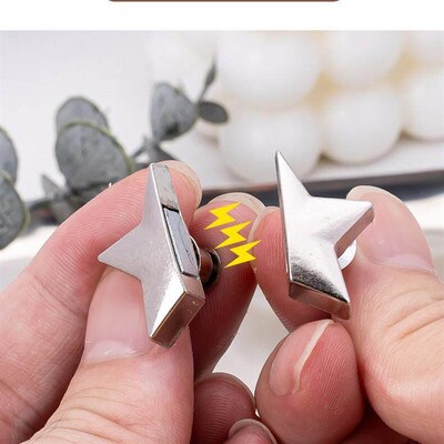 Magnetic Curtain Closure Clips, No-Drill Magnetic Fasteners