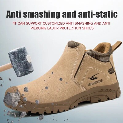 Anti-smash Anti-stab Safety Shoes for Men Construction Weldi