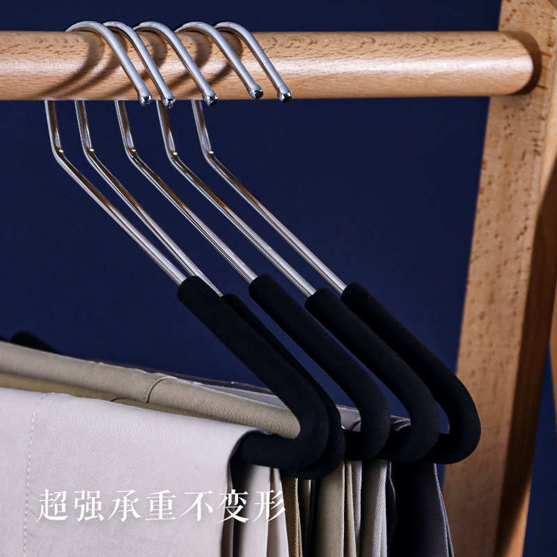 龙衣堂 多功能高档金属防滑胶棉裤架裤挂折叠挂式防滑承重,收纳整理,金属衣架,淘宝优惠券,粉丝福利购,淘宝优惠卷