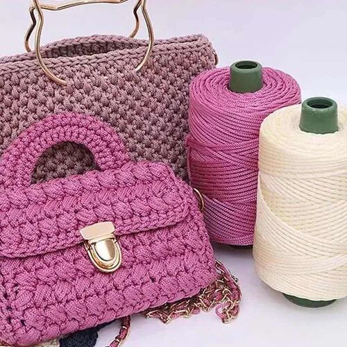 220g Hand Crochet Woven Yarn Line Ice Rope Thread Knitting B