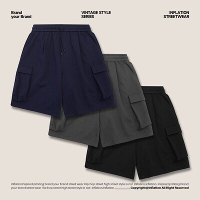 INF Mens  Workwear Pocket Shorts Spring an Summer Fashion