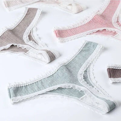 3 Pcs/Set Women Panties G-String Underwear Fashion Thong Sex